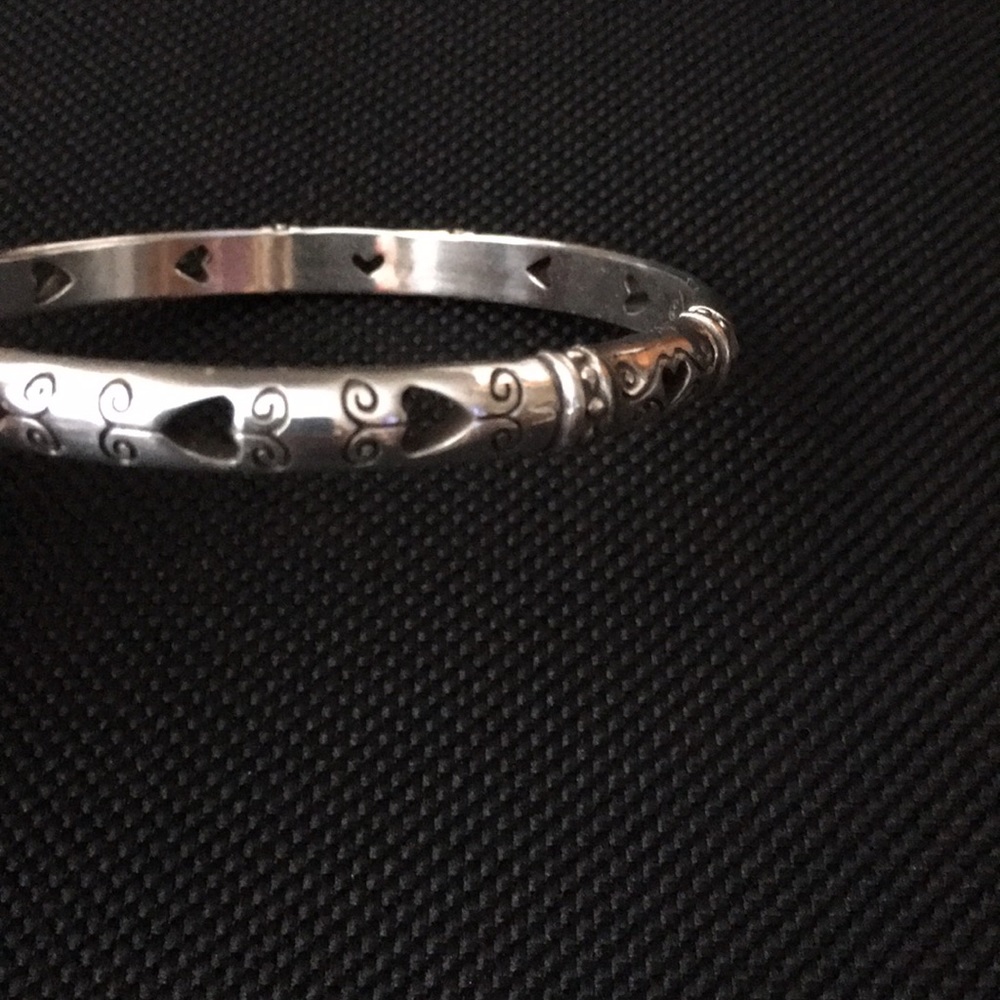 Brighton heart and scrolls bangle bracelet